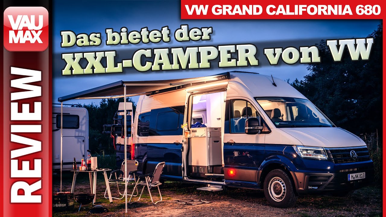 VW Gran California 680 – XXL-Vanlife-Camper des VW Crafter im Praxistest | Fahrbericht  & Roomtour