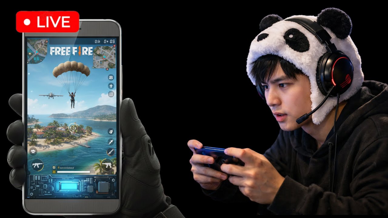 Live lâu rồi Chưa chơi Free Fire Buổi Chiều Ở Nhà Chán Quá Chơi Xíu | T*H Panda