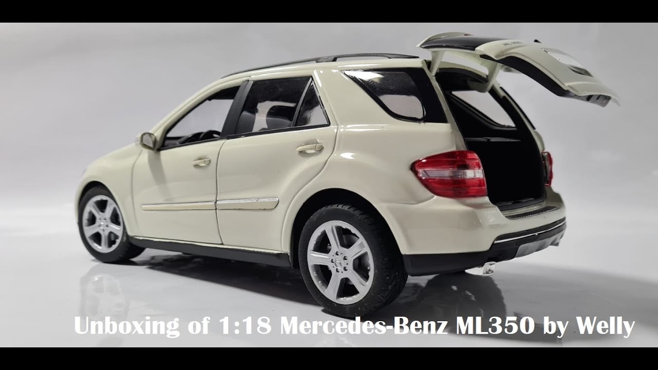 1:18 Mercedes-Benz ML350 2006 By Welly [scale die-cast car unboxing]