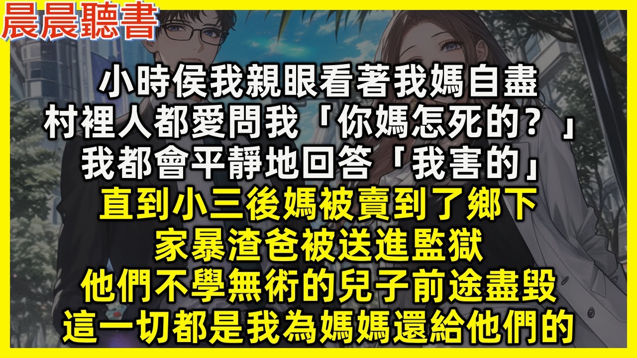 小時侯我親眼看著我媽自盡，村裡人都愛問我「你媽怎死的？」我都會平靜地回答「我害的」直到小三後媽被賣到了鄉下，家暴渣爸被送進監獄，他們不學無術的兒子前途盡毀，這一切都是我為媽媽還給他們的