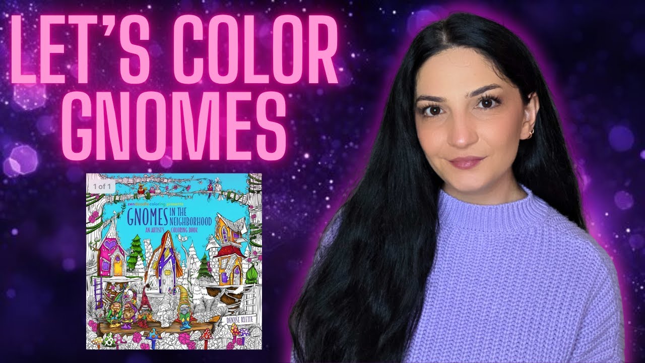Let's Color Gnomes in Denyse Klette - Gnomes in the Neighborhood