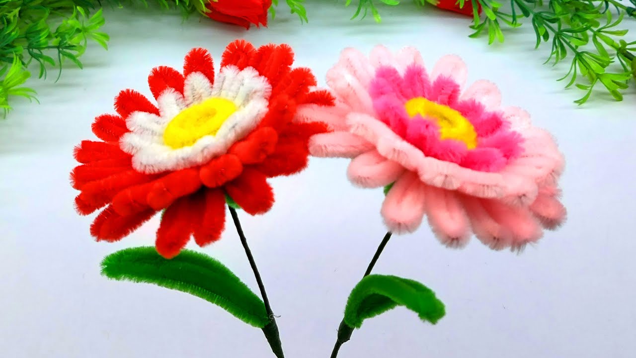 Идеи для украшения дома 🌼 Как сделать цветок | Простая поделка для украшения дома своими руками