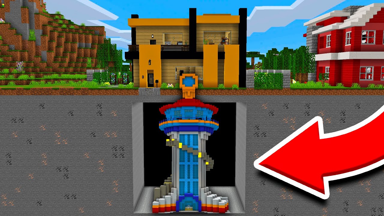 APARECE LA CASA DE PAW PATROL DEBAJO DE MI CASA EN MINECRAFT 😱