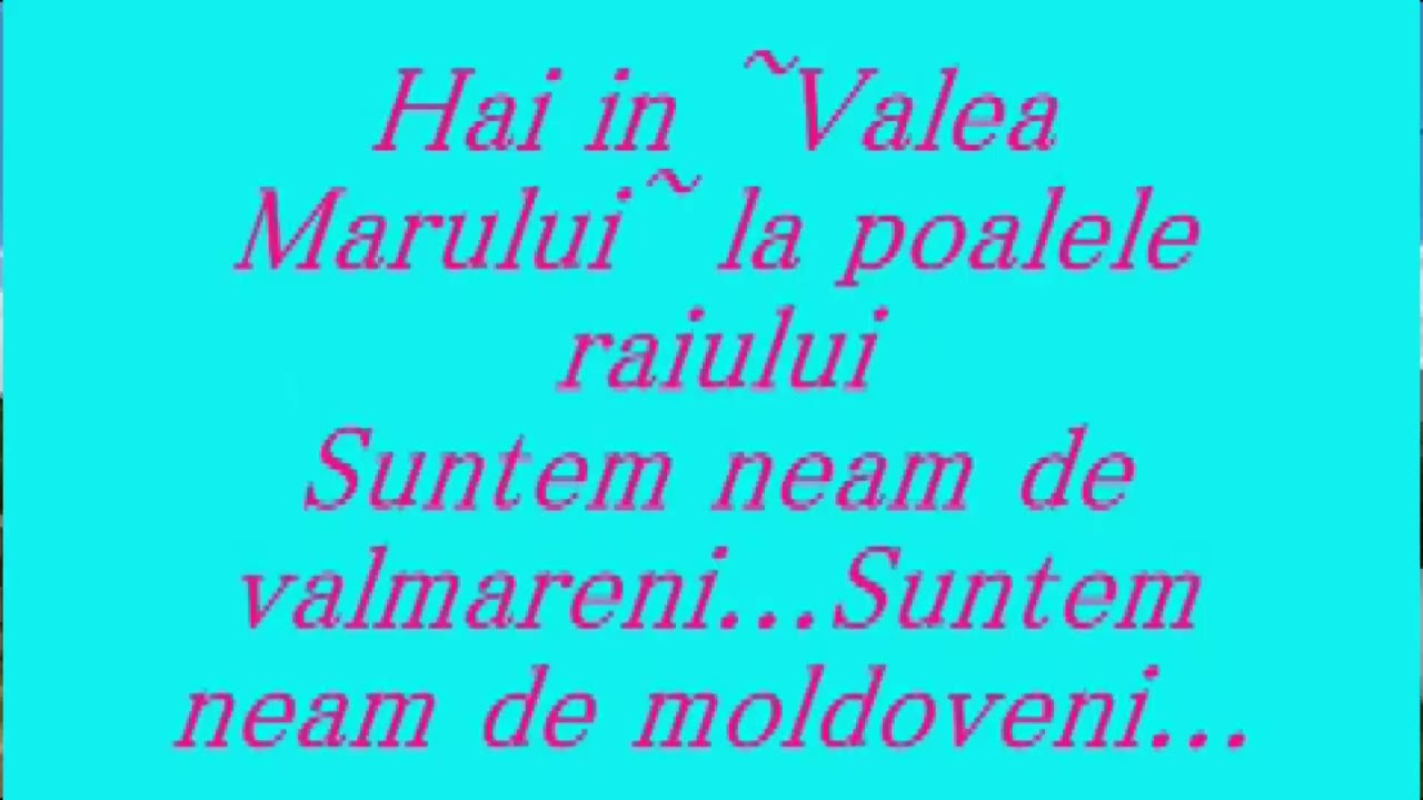 Va INVIT LA VALEA MARULUI LA 15 AUGUST ----  Olga Ciolacu