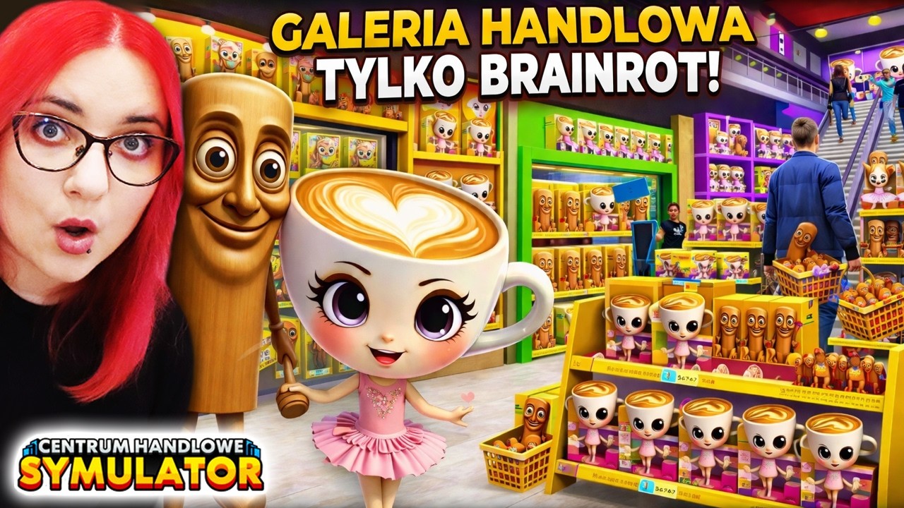 Sklep TYLKO z BRAINROT ☕ Mall Simulator #5