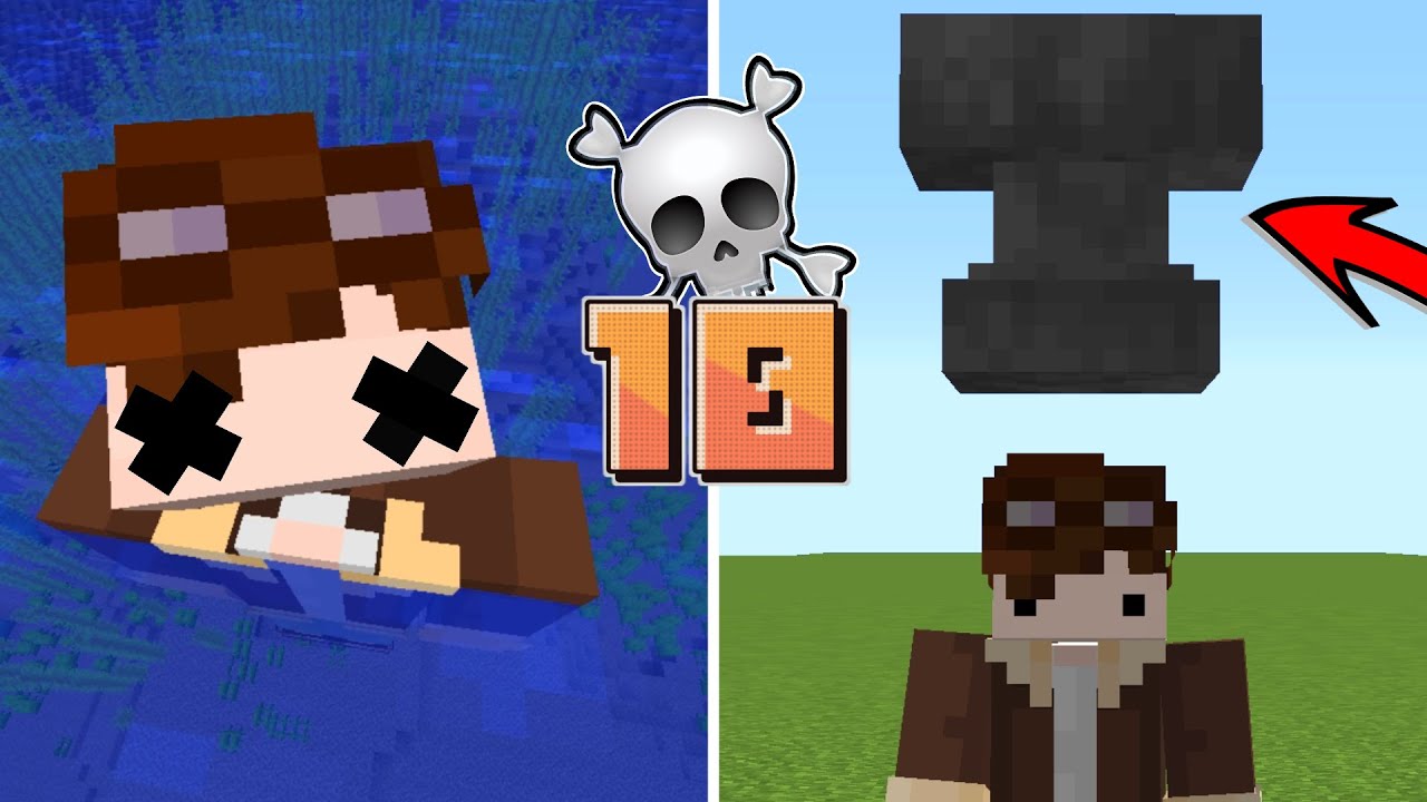 🙄! أكثر طرق مشهورة للموت في ماين كرافت