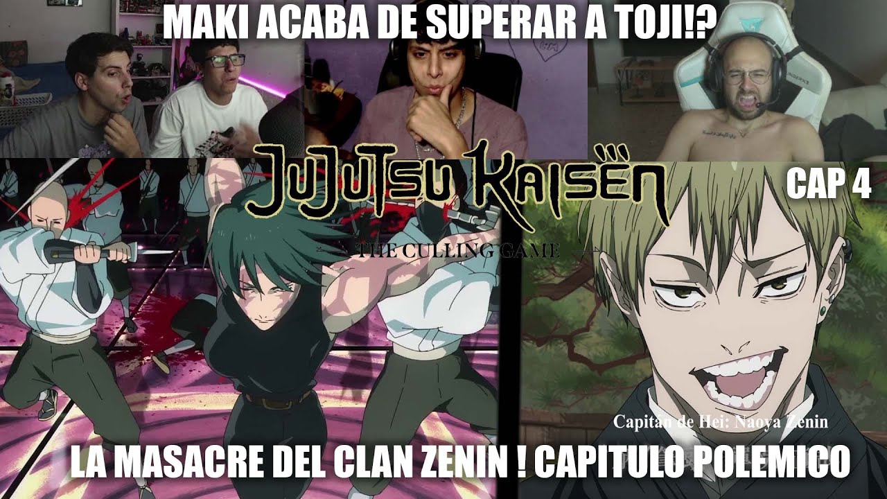 MASACRE DEL CLAN ZENIN! Maki supero a toji?! 😧 Jujutsu Kaisen TEMP 3 CAP 4 HAICREW
