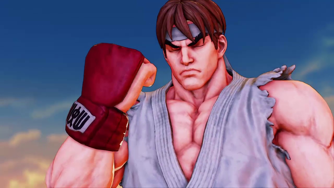 Street Fighter 5 - Ryu arcade mode (SF Alpha route)