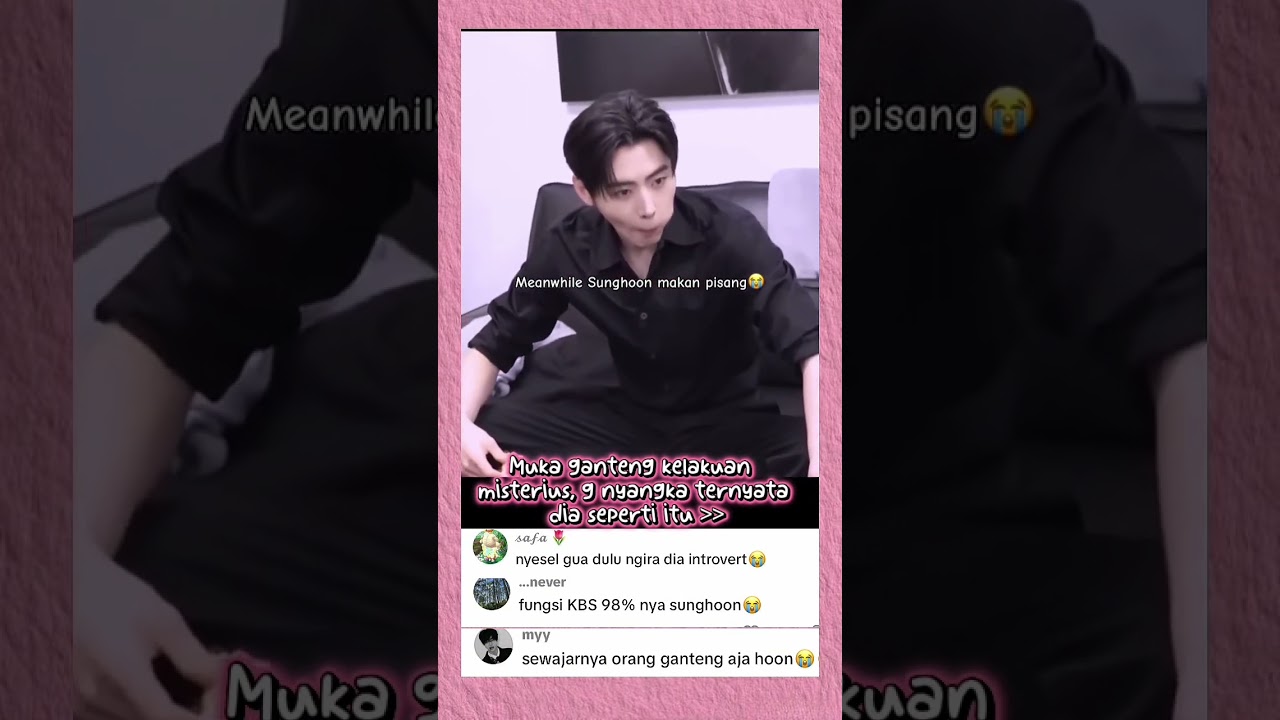 Kelakuan Sunghoon di luar nurul 