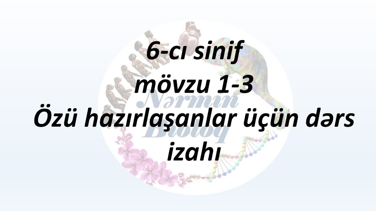 Biologiya 6-cı sinif mövzu 1-3 dərs izahı      #abituriyent #biologiya #biologiyamiq