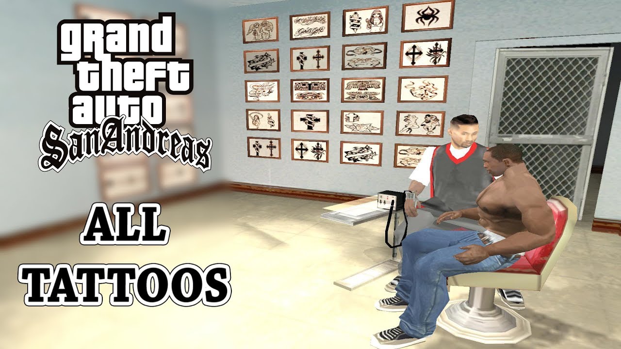 GTA San Andreas - All Tattoos