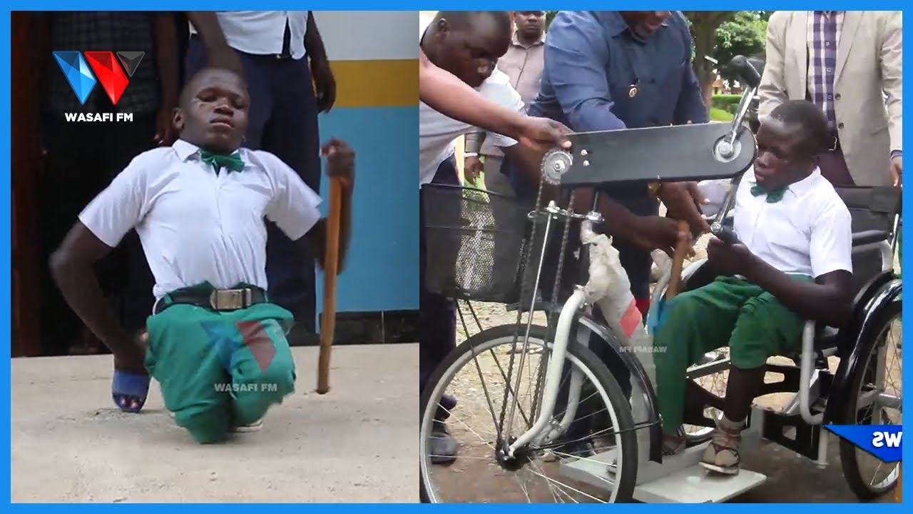MBEYA: MWANAFUNZI MLEMAVU AKABIDHIWA BAISKELI KUTOKA KWA RAIS SAMIA, AONGEA Kwa UCHUNGU...