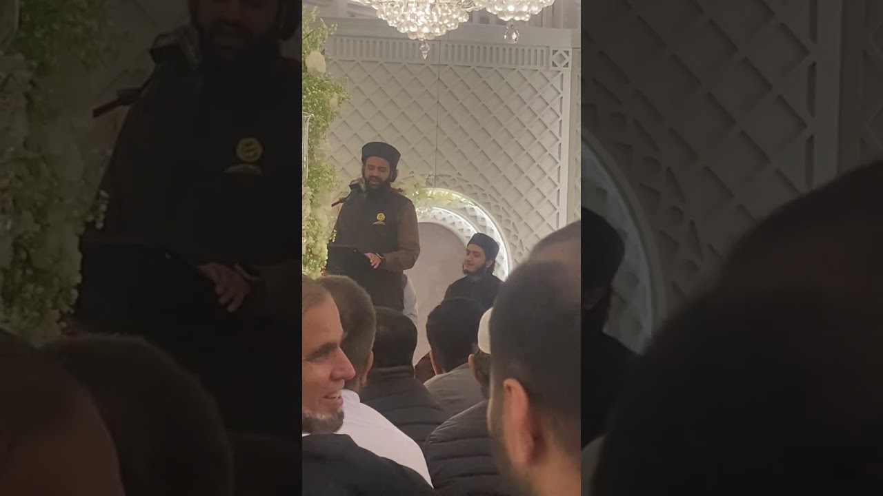 Shaykh Hassan Haseeb-ur-rehman naat- Bhar do jholi meri (Monal restaurant, Bradford 26/8/25) 