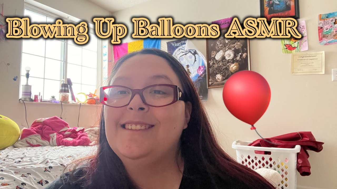 Blowing Up Balloons ASMR 