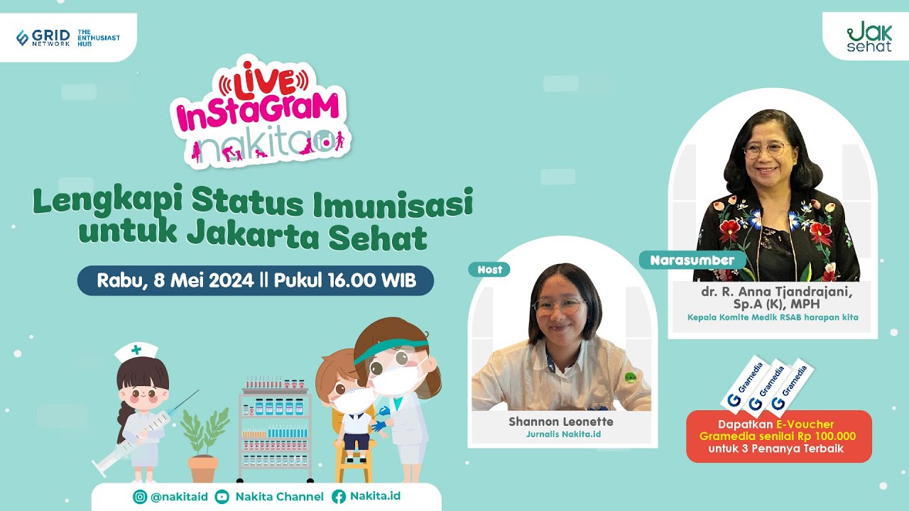 Lengkapi Status Imunisasi untuk Jakarta Sehat