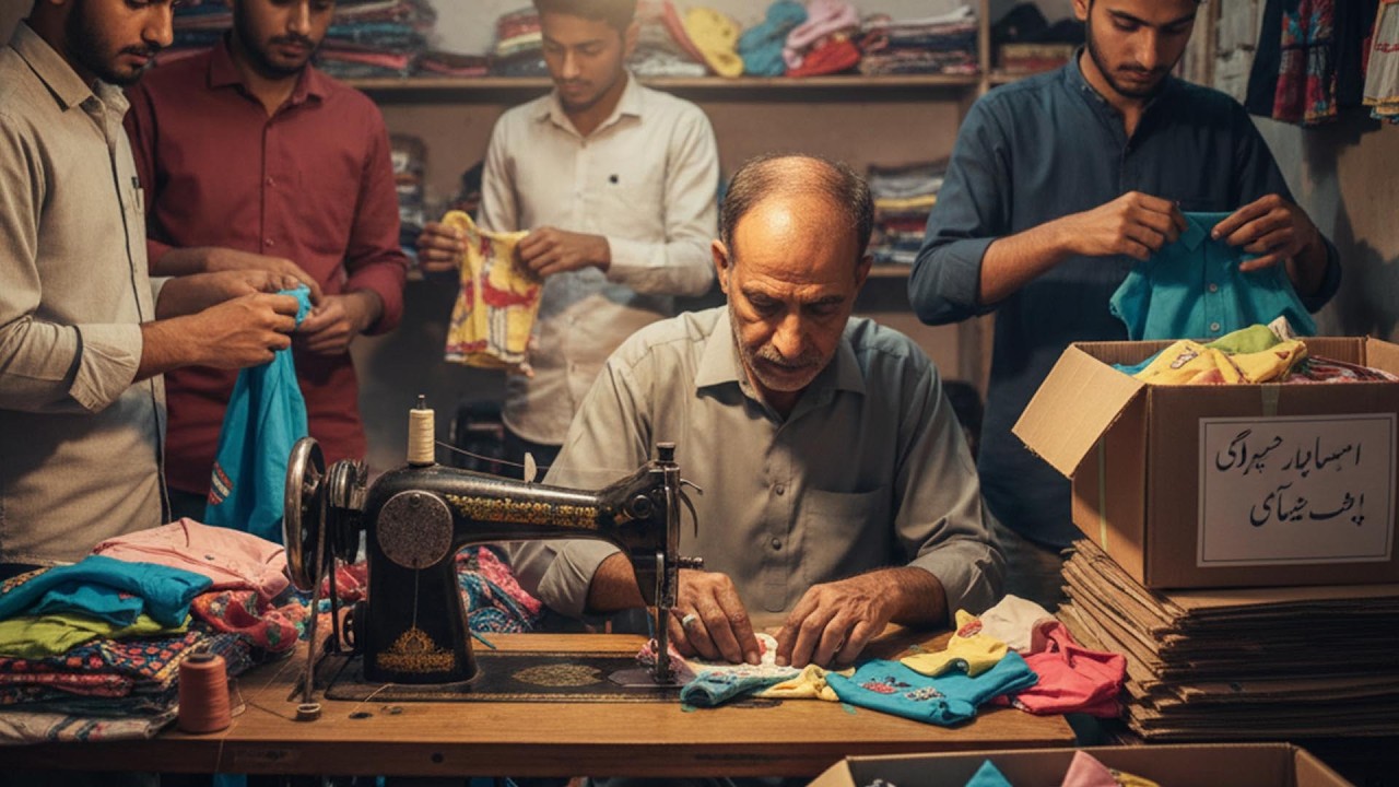 Mianwali Tailor Sews Free Clothes for Orphans | Inspiring Ramadan Gesture