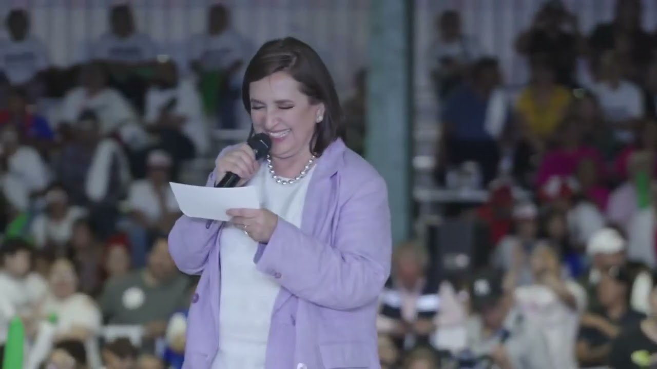 Xóchitl Gálvez en Apodaca, Nuevo León, con Sociedad Civil.