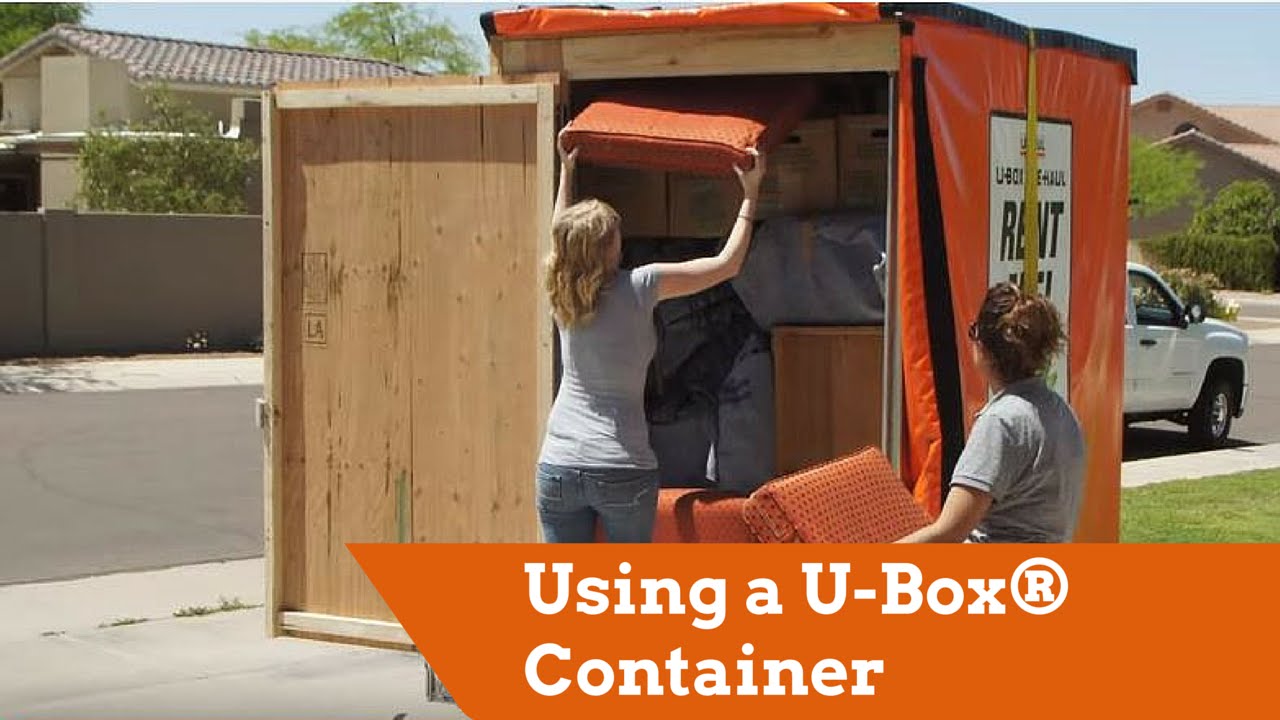 Использование переносного контейнера для хранения U-Box® для перемещения или хранения