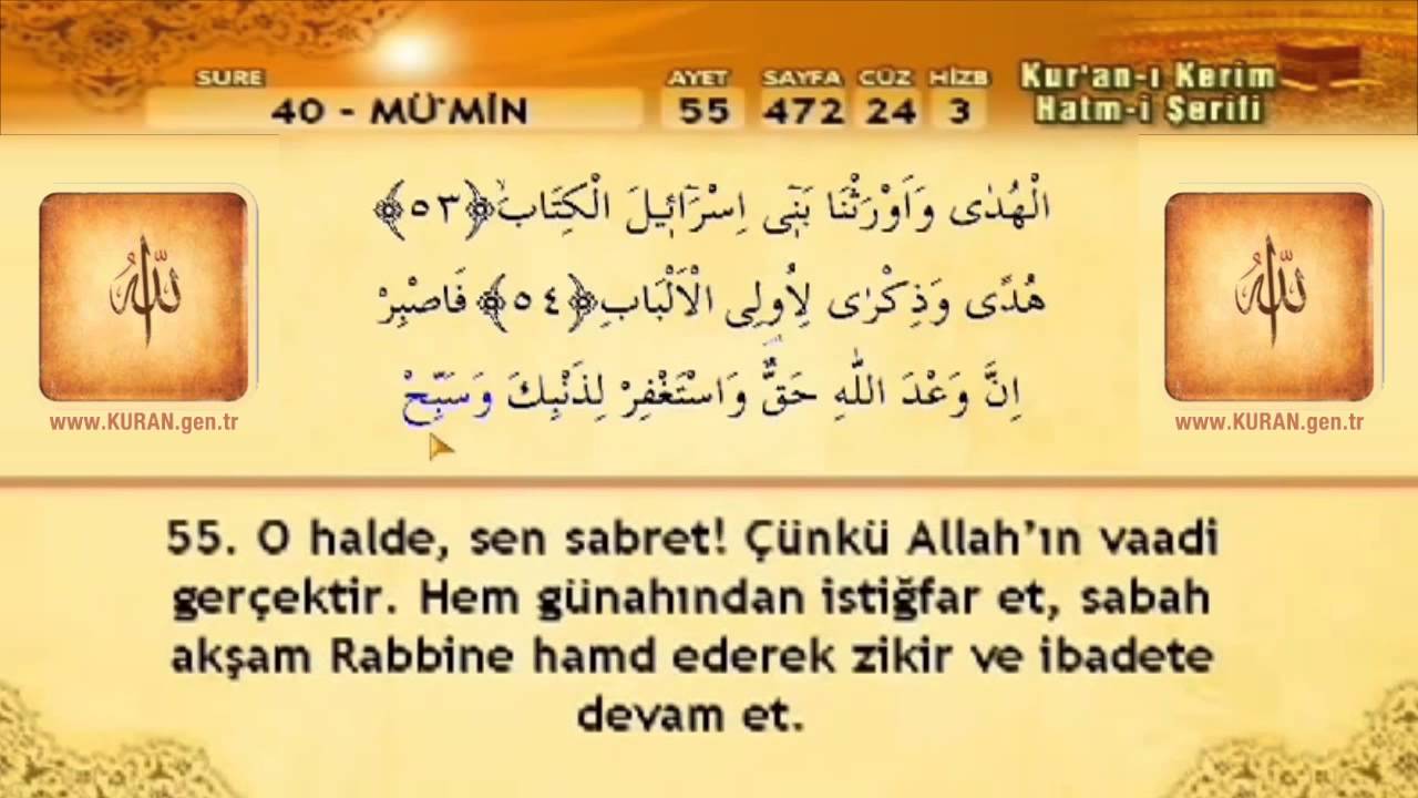 40  Sure   Mümin Suresi