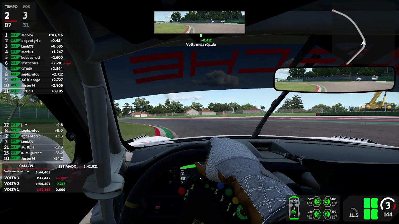 Automobilista 2 - Porsche 911 GT3 R | Hotlap at Imola
