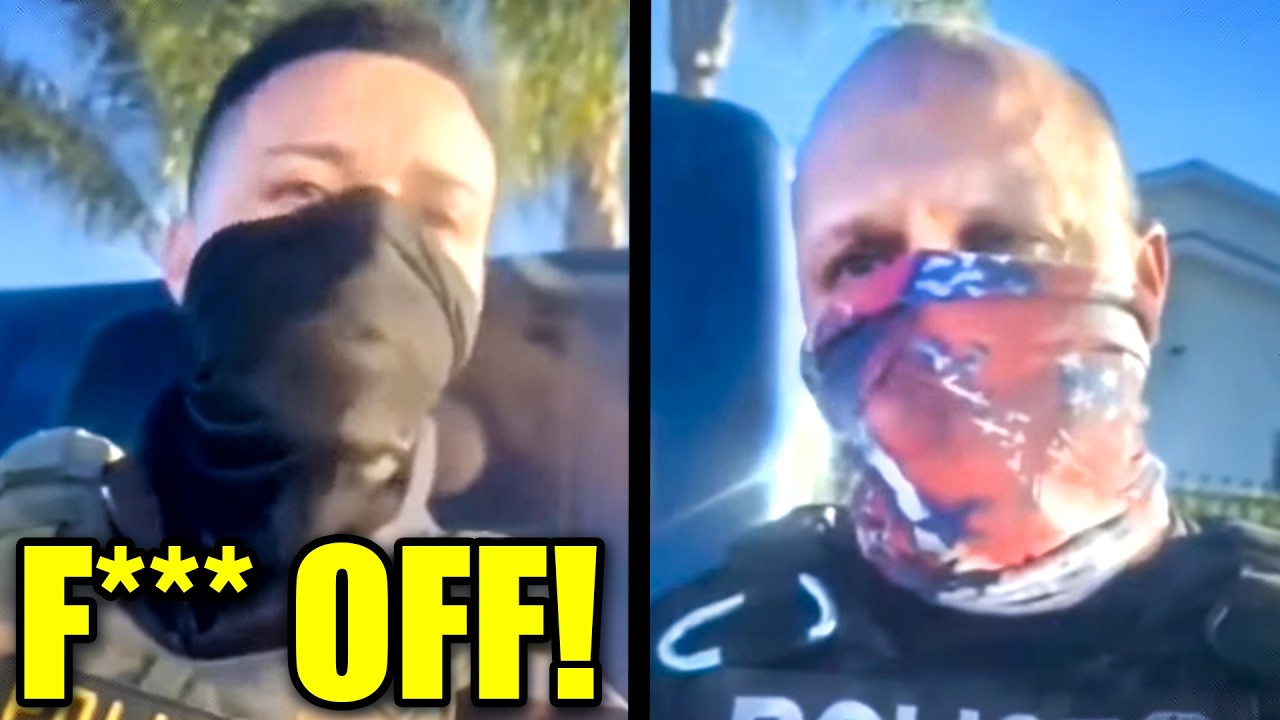 ICE Agents FLEE the Scene When Confronted by Educated Civilians