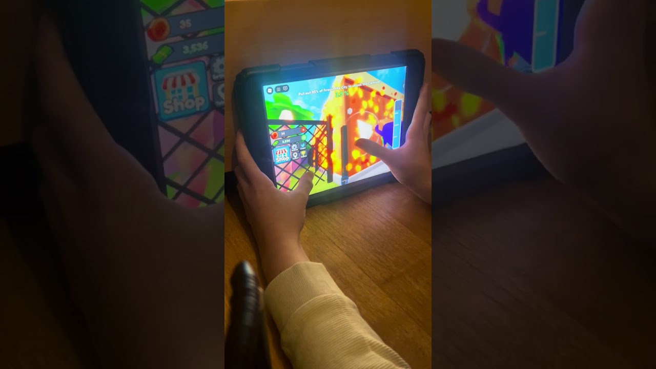 Eli and Aidan gaming 3 let&rsquo;s put out fire in fire simulator part 2