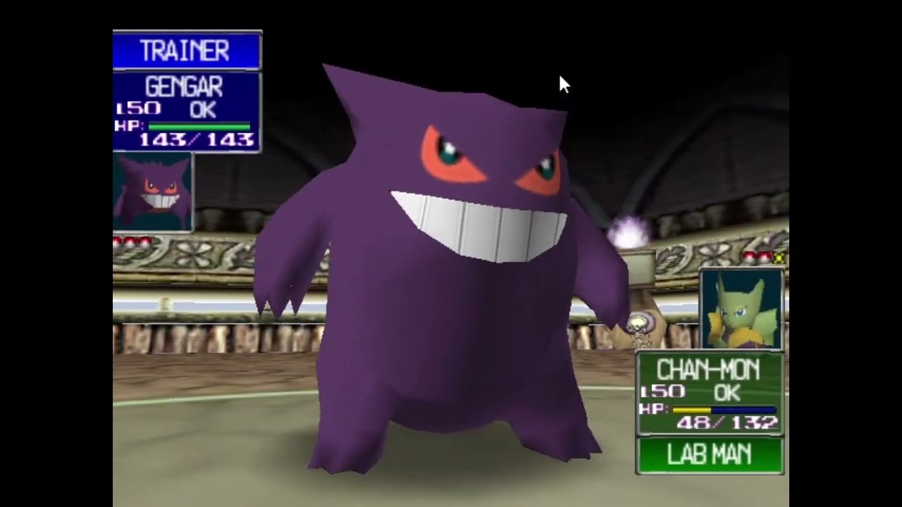 POKEMON STADIUM 1 |  GYM LEADER CASTLE - GIOVANNI |  RENTAL POKEMON | R-1