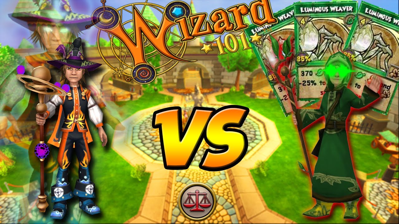 Wizard101: Lvl 100 (Exalted) BALANCE PvP | Versing THE NOTORIOUS WEAVER SPAMMER!