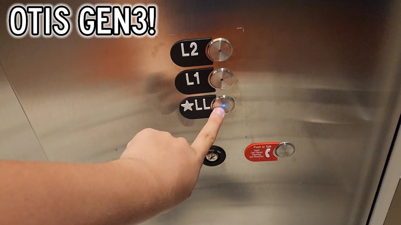 NEW Otis Series 2 Gen3 Traction Elevator @ Fashion Square Mall Near Green Garage, Scottsdale, AZ