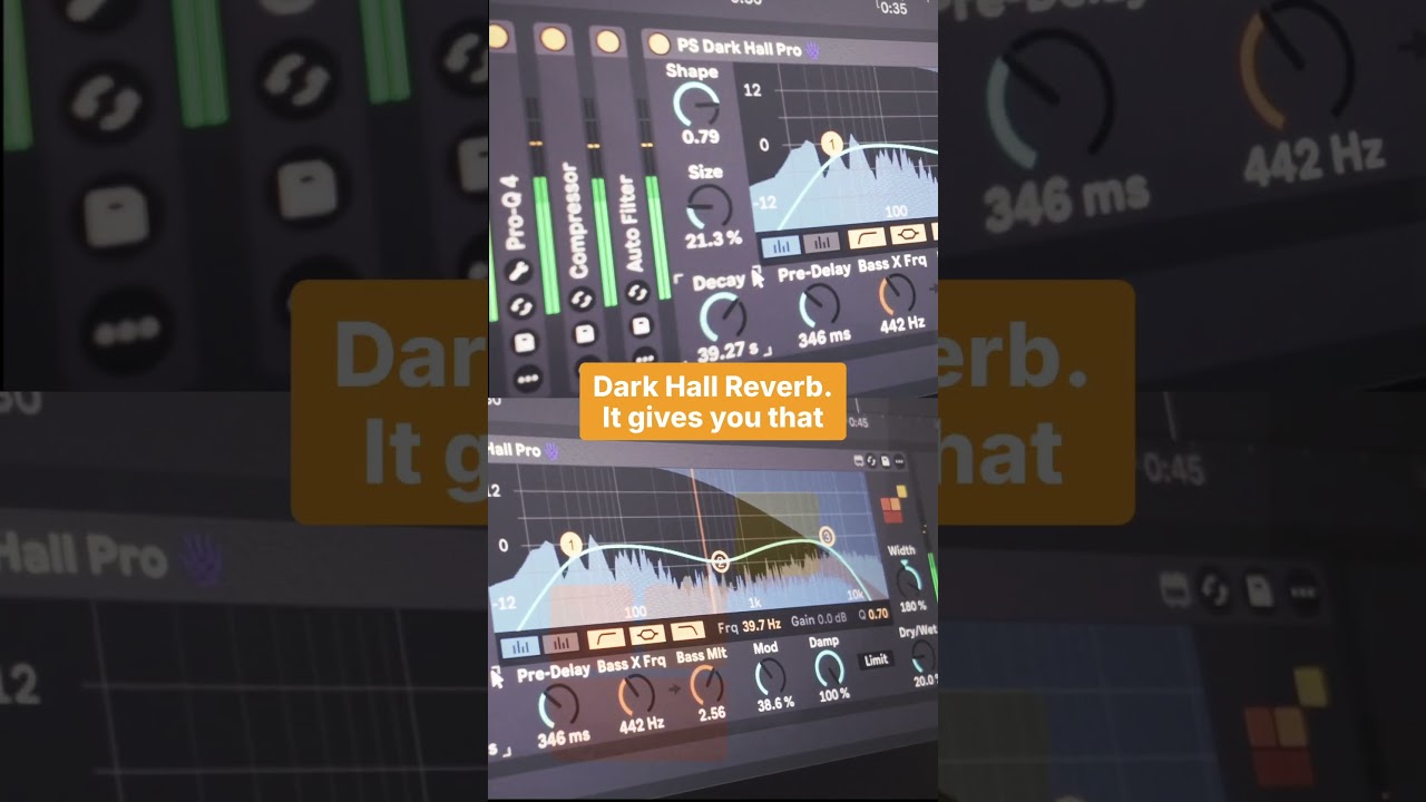 Dark Hall Reverb - Max for Live Device Built Like Native Ableton | ProducerStack