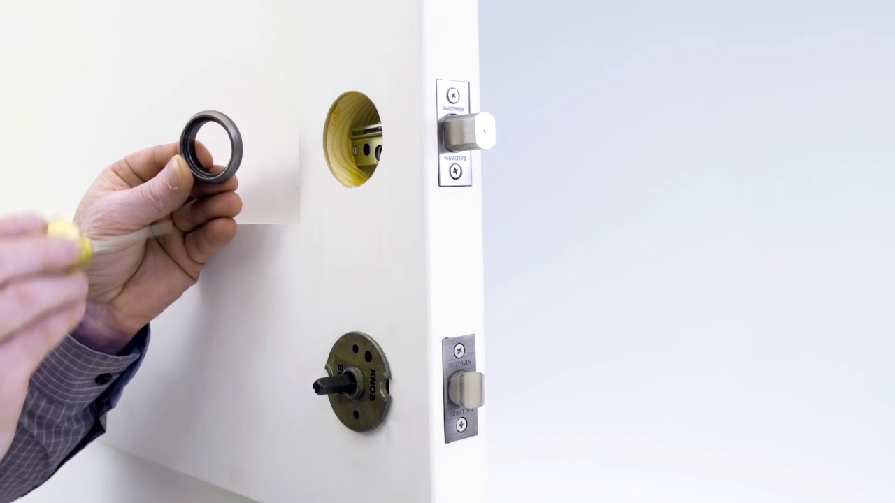 How to install a Baldwin Emergency Egress Cylinder