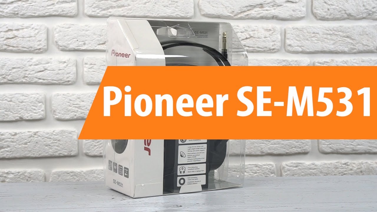 Распаковка Pioneer SE-M531 / Unboxing Pioneer SE-M531