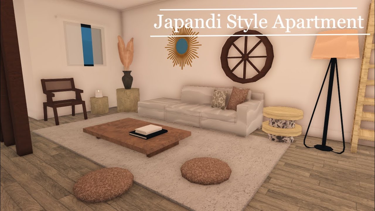 || Japandi Style Apartment || Roblox Bloxburg Speedbuild ||