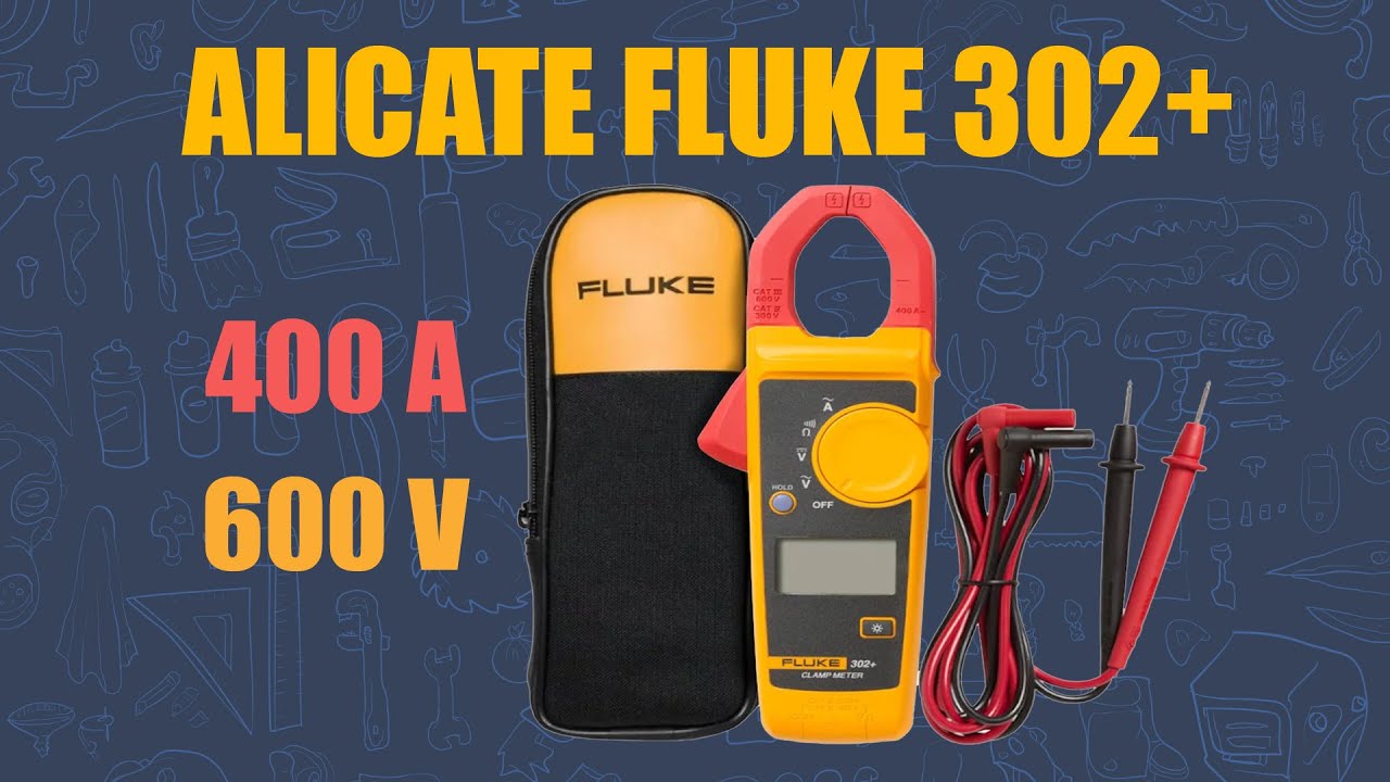 Alicate Amperímetro FLUKE 302+ / FERRAMENTAS #07