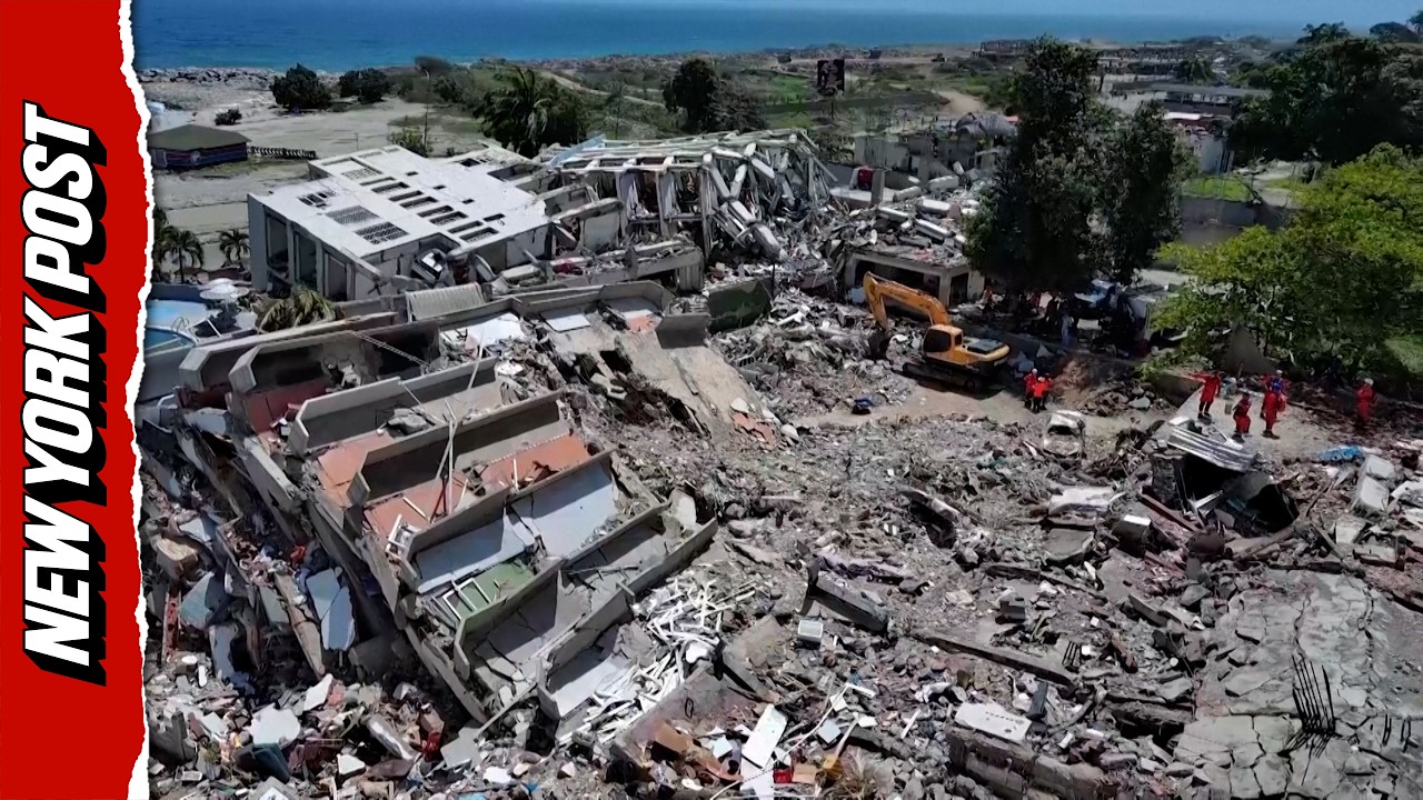 Drone Footage Shows Earthquake Destruction Along Venezuela Coast