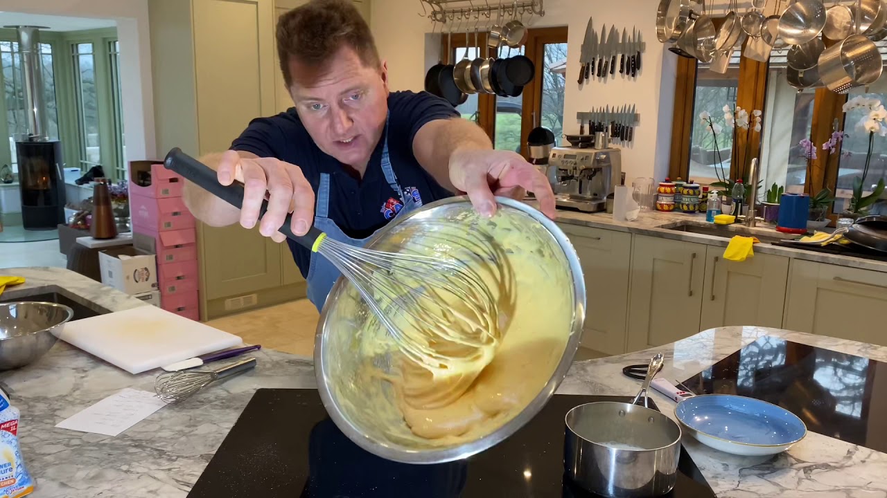 Hearty home made thick vanilla custard