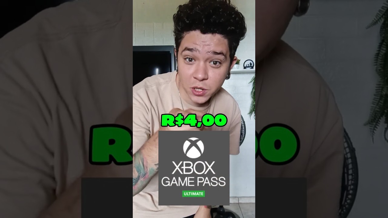 ✅ XBOX GAMEPASS ULTIMATE BARATO POR 4 REAIS - TA DE GRAÇA