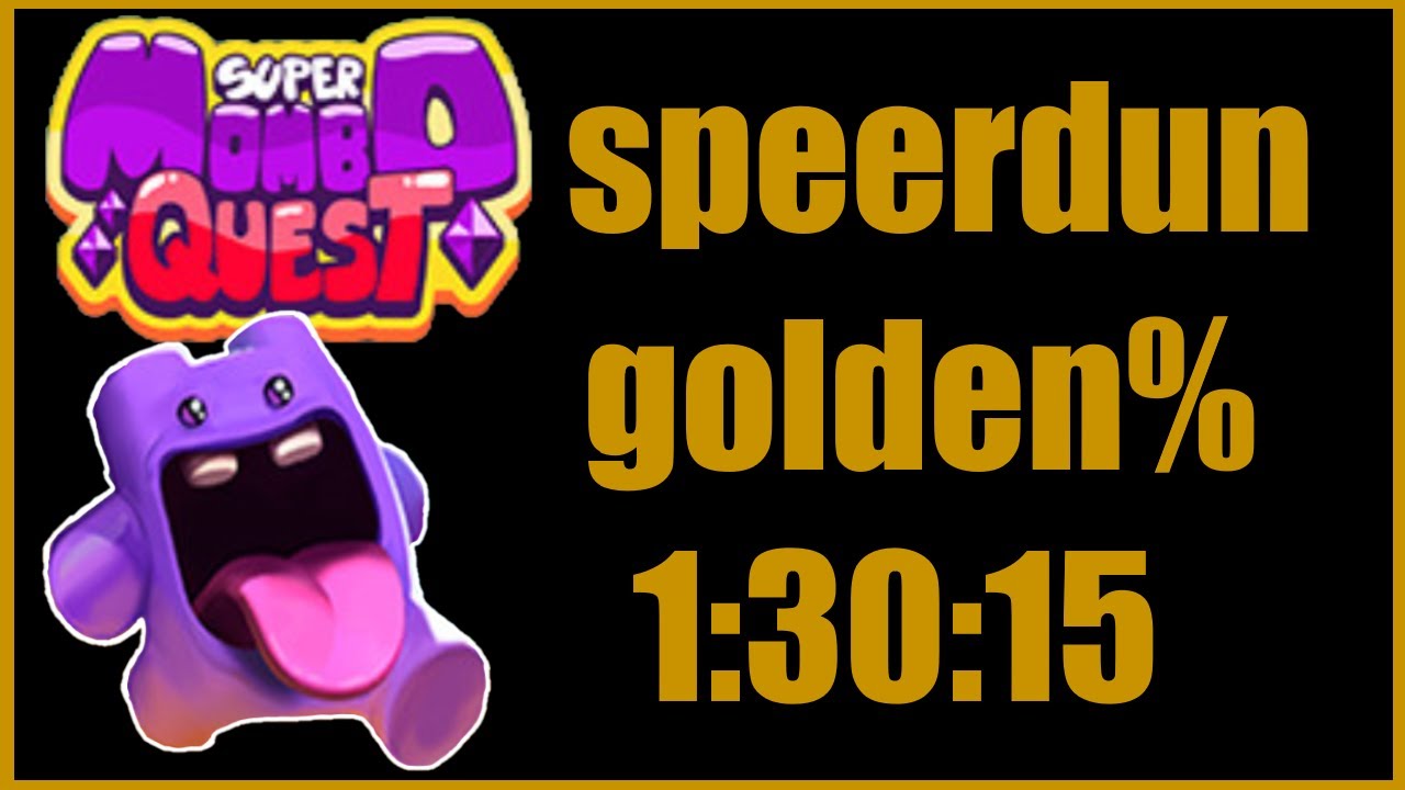 [World Record] Super Mombo quest golden% in 1:30:15