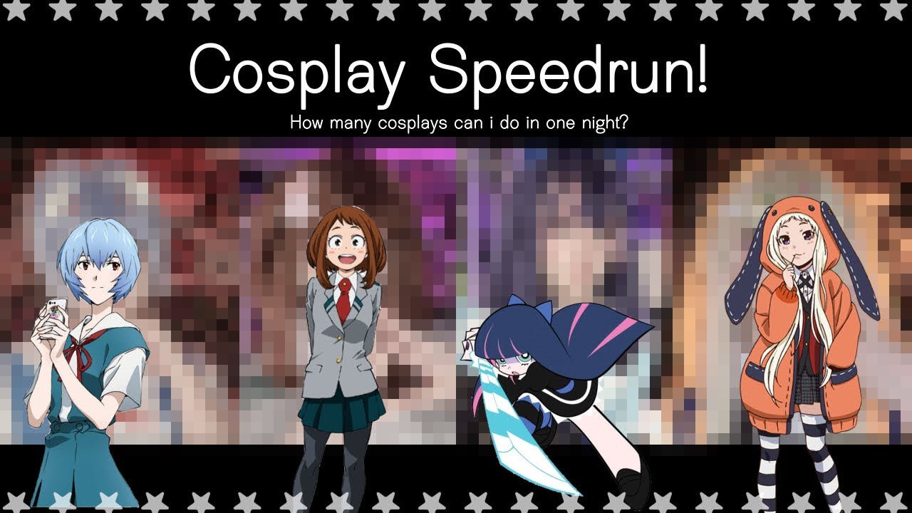 Cosplay Speedrun! || How many Cosplays can i do in one night? || ib: @coffeeandkarmacos 