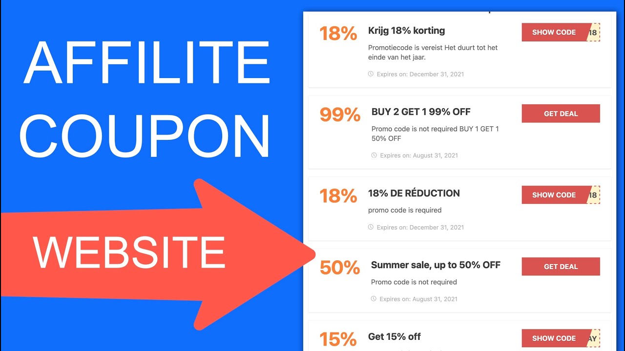 How to make Affiliate Coupons and Deals Website with WordPress & Cashback Tracker plugin