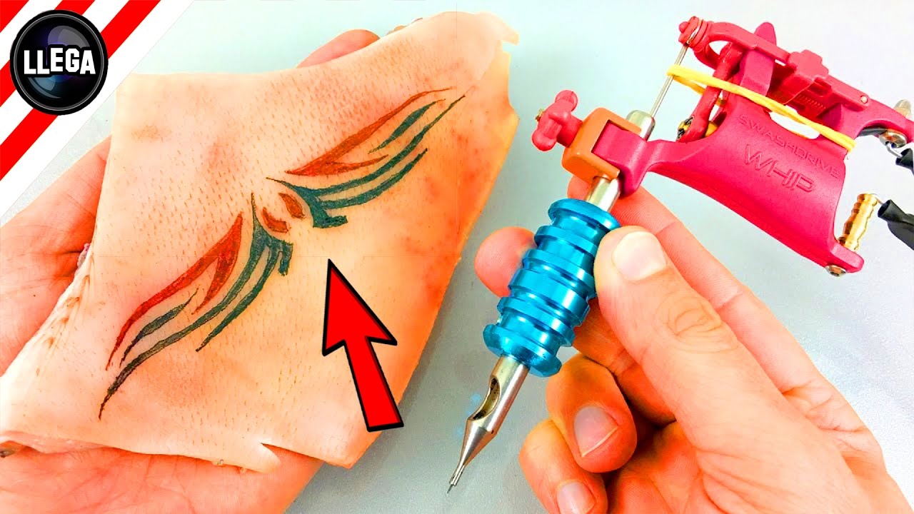 ✔ Mira Esta Máquina Para Hacer Tatuajes, Practica Antes De Tatuar