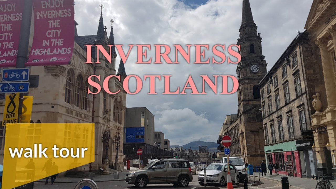 INVERNESS, SCOTLAND | WALK TOUR IN INVERNESS CITY CENTRE