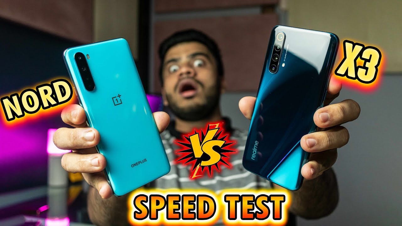 OnePlus Nord vs Realme X3 Speed Test (SD 765G vs SD 855+) - Which is faster??