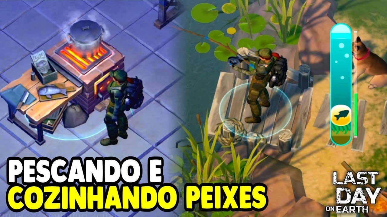 PESCANDO E COZINHANDO PEIXES - Last Day On Earth