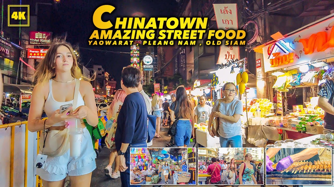 Bangkok's Chinatown Amazing street food! and shopping place!(March 2024)
