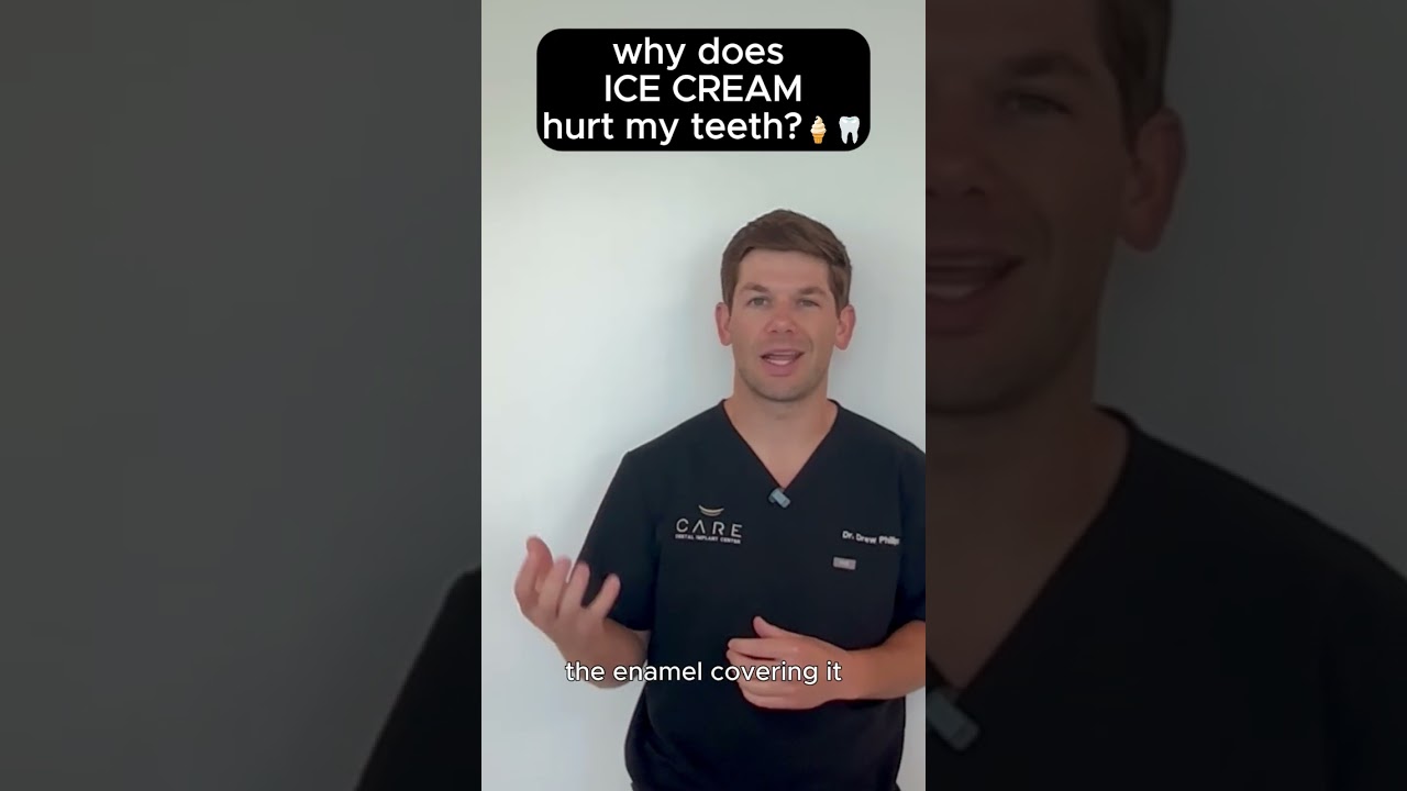 Happy National Ice Cream Day! 🍦 Ever wonder why your teeth zing when you take a bite?