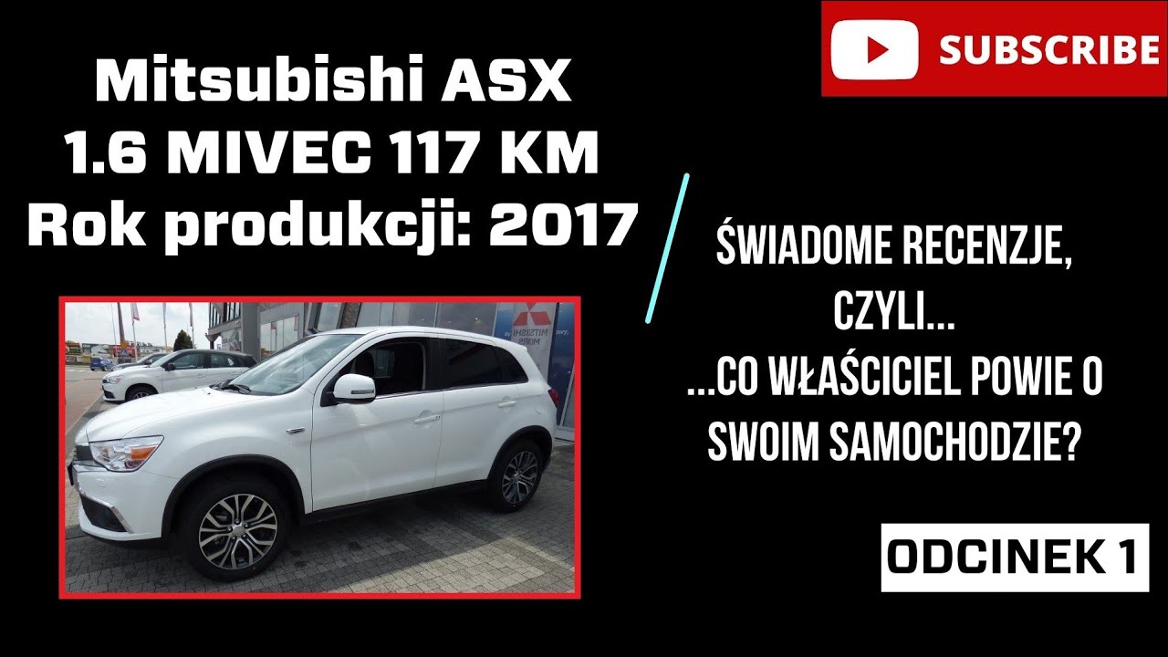 Mitsubishi ASX 2017 1.6 117KM | 