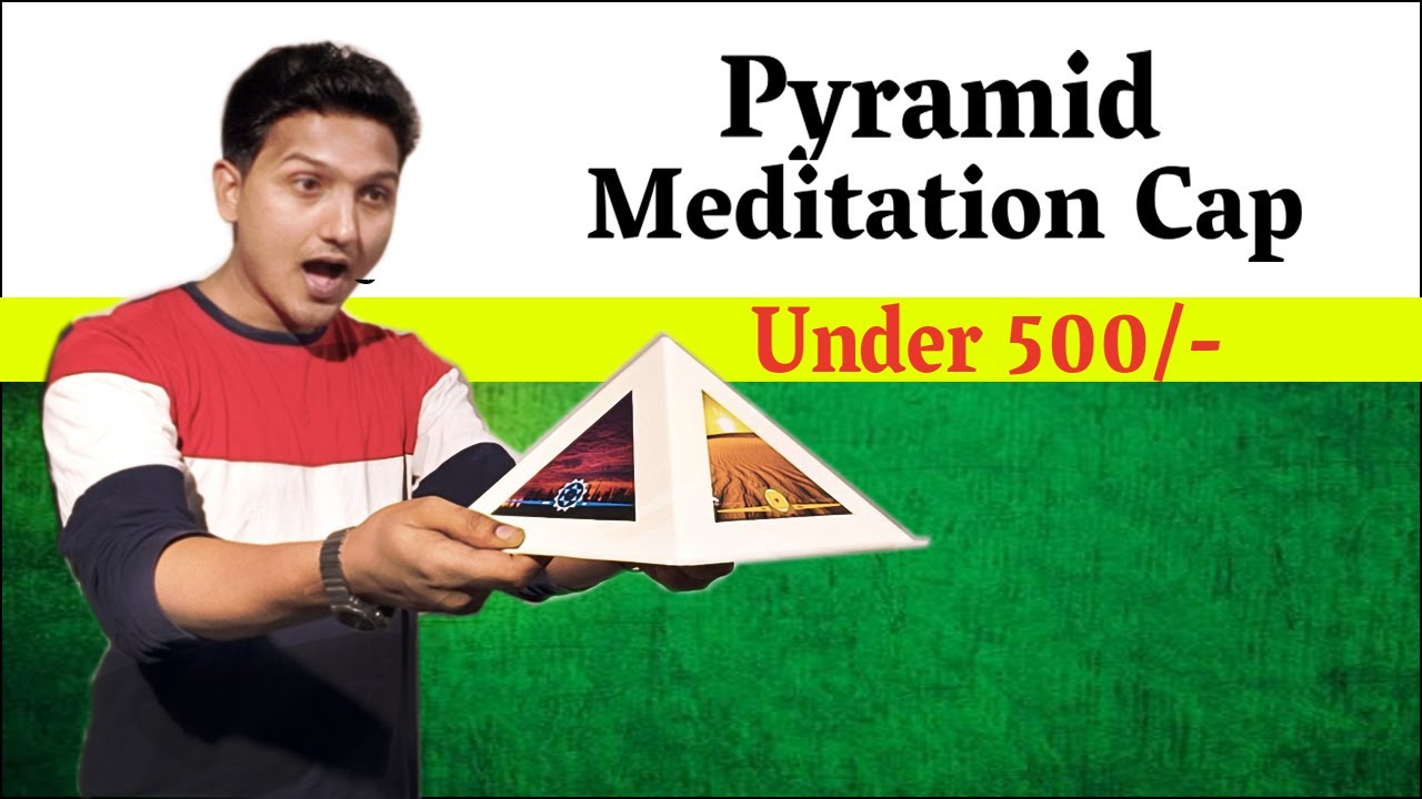 Pyramid head cap for meditation l Unique product for gift l Fast Meditation