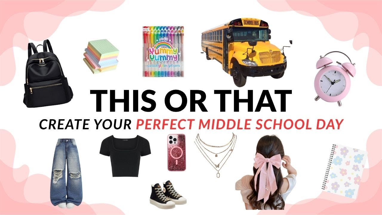 Create Your PERFECT Middle School Day 🏫💖 | THIS or THAT Aesthetic Quiz
