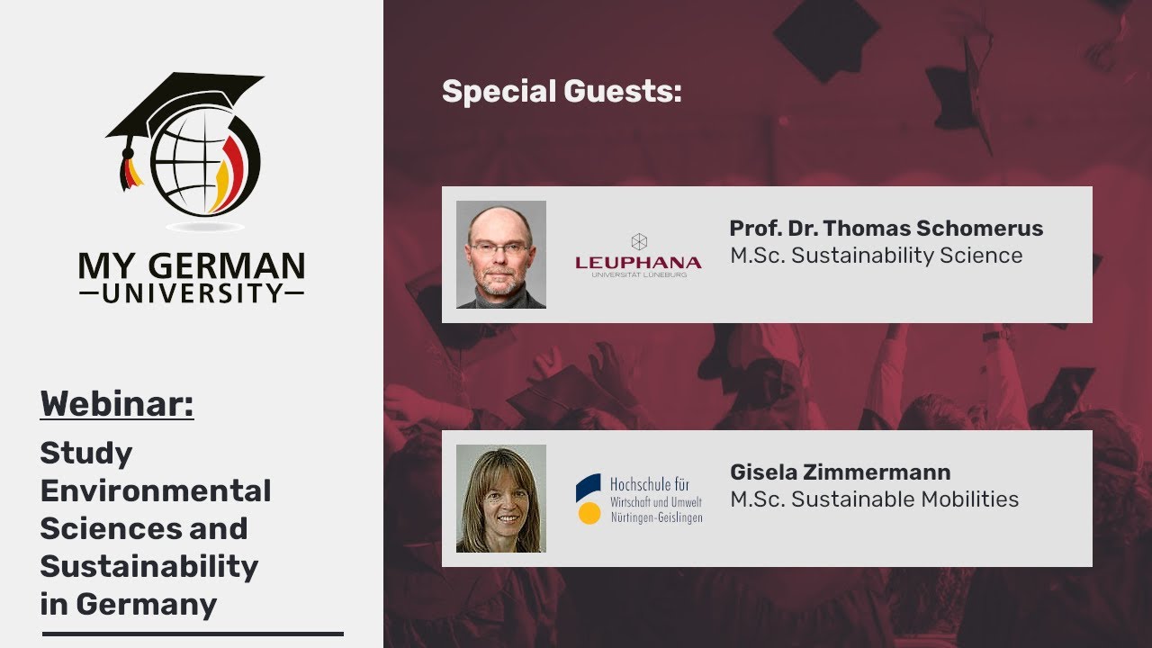 Webinar: Study Environmental Sciences & Sustainability in Germany